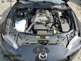 2021 Mazda MX-5 Miata Grand Touring with VIN JM1NDAM71M0451354, listed as a Copart auction lot 47756025 with 53,347 mi miles and Salvage title. Bid and sale history available at DreamBid. Image 12.