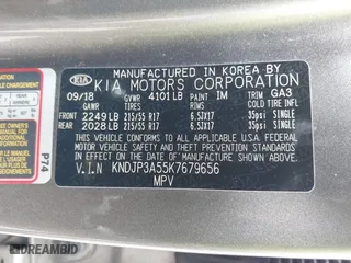 2019 Kia Soul + with VIN KNDJP3A55K7679656, listed as a IAAI auction lot 41804151 with 62,910 mi miles. Bid and sale history available at carsss.com. Image 9.