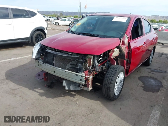 2015 Nissan Versa SV with VIN 3N1CN7AP2FL834014, listed as a IAAI auction lot 42169624 with 70,046 mi miles. Bid and sale history available at carsss.com. Image 6.
