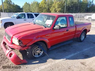 2002 Ford Ranger XL Fleet with VIN 1FTYR44V62PB22992, listed as a IAAI auction lot 40501493 with 211,517 mi miles. Bid and sale history available at carsss.com. Image 18.