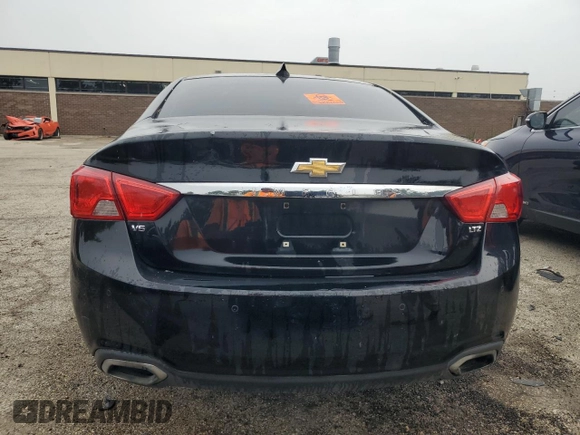 2016 Chevrolet Impala LTZ with VIN 2G1145S31G9143447, listed as a Copart auction lot 58592795 with 120,612 mi miles and Clean title. Bid and sale history available at DreamBid. Image 6.