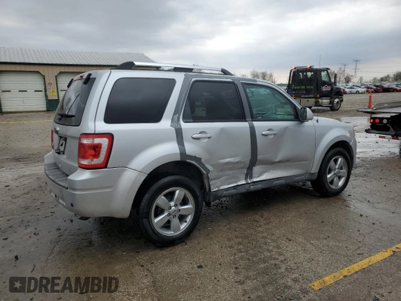 2012 Ford Escape Limited with VIN 1FMCU0E76CKA83025, listed as a Copart auction lot 51516815 with 91,433 mi miles and Salvage Title. Bid and sale history available at carsss.com. Image 3.