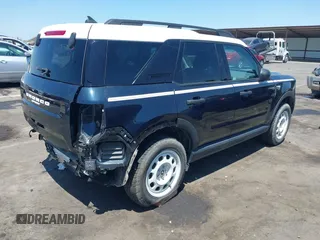 2023 Ford Bronco Sport Heritage with VIN 3FMCR9G6XPRD41896, listed as a IAAI auction lot 42459929 with 22,952 mi miles and . Bid and sale history available at DreamBid. Image 4.