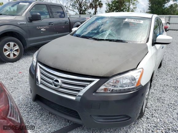 2013 Nissan Sentra SV with VIN 3N1AB7AP3DL667501, listed as a Copart auction lot 52216945 with 158,247 mi miles and Salvage Title. Bid and sale history available at carsss.com. Image 5.