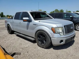 2010 Ford F-150 XL with VIN 1FTFW1CV0AKB46121, listed as a Copart auction lot 52794085 with 182,859 mi miles and Salvage Title. Bid and sale history available at carsss.com. Image 4.