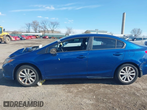 2012 Honda Civic EX-L with VIN 19XFB2F90CE300378, listed as a IAAI auction lot 41875204 with Not Provided miles and . Bid and sale history available at DreamBid. Image 13.