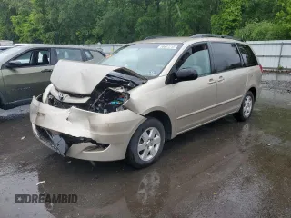 2006 Toyota Sienna CE с VIN 5TDZA23C96S510536, выставлен на аукционе Copart как лот 58607215 с пробегом 114 740 миль миль и Списание • Salvage title. История ставок и продаж доступна на DreamBid. Изображение 1.