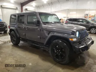 2023 Jeep Wrangler Sport Altitude with VIN 1C4HJXDG0PW679789, listed as a Copart auction lot 65991094 with 13,503 mi miles and Salvage Title. Bid and sale history available at DreamBid. Image 4.