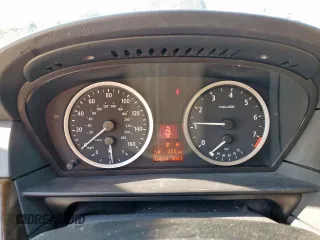 2007 BMW 5 Series 525i with VIN WBANE53537CW61863, listed as a Copart auction lot 53611705 with 134,014 mi miles and Salvage Title. Bid and sale history available at carsss.com. Image 9.