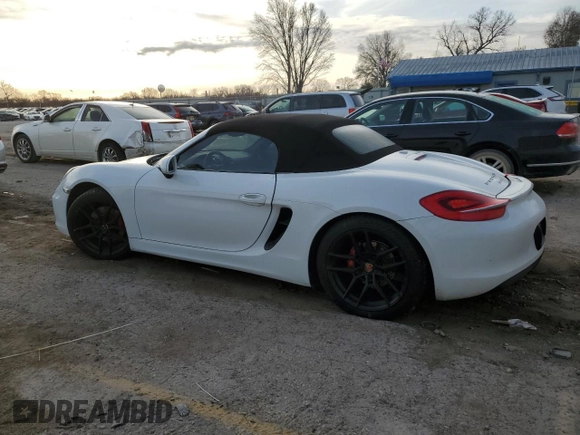 2013 Porsche Boxster S with VIN WP0CB2A85DS133063, listed as a Copart auction lot 84558154 with 139,411 mi miles and Salvage Title. Bid and sale history available at carsss.com. Image 2.