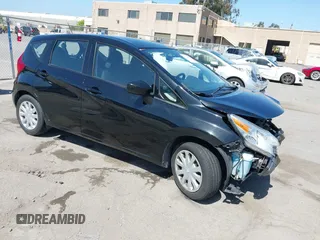 2016 Nissan Note SV with VIN 3N1CE2CP0GL373512, listed as a IAAI auction lot 42094701 with 70,470 mi miles and . Bid and sale history available at DreamBid. Image 1.