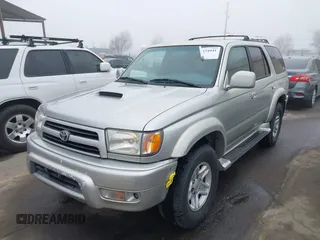 2000 Toyota 4Runner SR5 with VIN JT3GN86RXY0140450, listed as a IAAI auction lot 41374941 with 276,815 mi miles and . Bid and sale history available at DreamBid. Image 2.