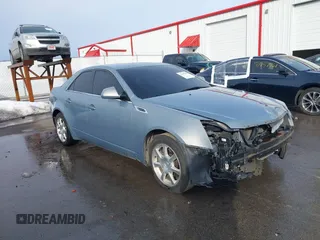 2008 Cadillac CTS RWD w/1SA with VIN 1G6DF577880144992, listed as a IAAI auction lot 41437908 with 158,723 mi miles. Bid and sale history available at carsss.com. Image 1.