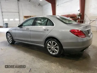 2015 Mercedes-Benz C-Class C 300 Luxury with VIN 55SWF4KB8FU070286, listed as a Copart auction lot 52792235 with 75,130 mi miles and Salvage Title. Bid and sale history available at carsss.com. Image 2.