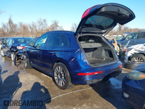 2020 Audi SQ5 Premium Plus with VIN WA1B4AFY6L2016349, listed as a IAAI auction lot 41318772 with 42,124 mi miles and . Bid and sale history available at DreamBid. Image 3.