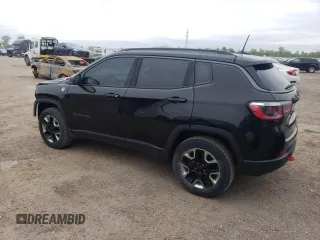 2017 Jeep Compass Trailhawk z VIN 3C4NJDDB4HT649028, wystawiony jako Copart lot #58652795 z przebiegiem 70 630 mil mil oraz Szkoda całkowita • Salvage title. Historia ofert i sprzedaży dostępna na DreamBid. Obrazek 2.