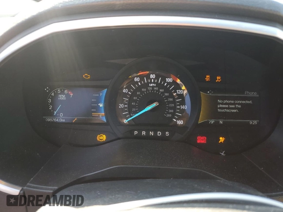2017 Ford Edge Titanium with VIN 2FMPK4K98HBC17426, listed as a Copart auction lot 67284704 with 95,764 mi miles and Salvage Title. Bid and sale history available at carsss.com. Image 9.