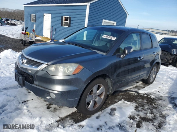 2008 Acura RDX Tech Pkg with VIN 5J8TB18548A002886, listed as a Copart auction lot 43632025 with 59,960 mi miles and Clean Title. Bid and sale history available at carsss.com. Image 1.