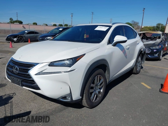 2016 Lexus NX 200t with VIN JTJYARBZ5G2044796, listed as a IAAI auction lot 41847783 with 53,333 mi miles and . Bid and sale history available at DreamBid. Image 17.