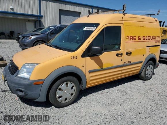 2011 Ford Transit Connect XL with VIN NM0LS7AN1BT047840, listed as a Copart auction lot 53360105 with 166,212 mi miles and Clean title. Bid and sale history available at DreamBid. Image 1.