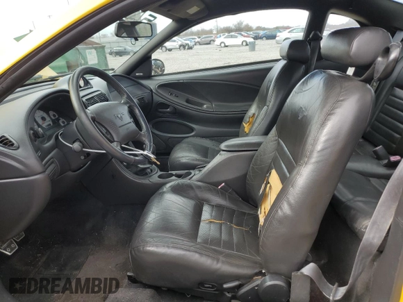 1999 Ford Mustang GT with VIN 1FAFP42X3XF122517, listed as a Copart auction lot 43313095 with 0 mi miles and Salvage Title. Bid and sale history available at carsss.com. Image 7.