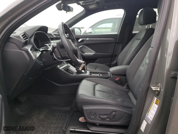 2020 Audi Q3 S line Premium with VIN WA1DECF39L1019239, listed as a Copart auction lot 66888912 with 30,705 mi miles. Bid and sale history available at carsss.com. Image 7.