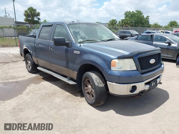 2006 Ford F-150 XLT with VIN 1FTPW14516FB55641, listed as a IAAI auction lot 42158769 with 204,517 mi miles and . Bid and sale history available at carsss.com. Image 1.
