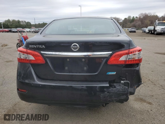 2014 Nissan Sentra S with VIN 3N1AB7AP6EY297732, listed as a Copart auction lot 53456325 with 105,915 mi miles and Salvage Title. Bid and sale history available at DreamBid. Image 6.