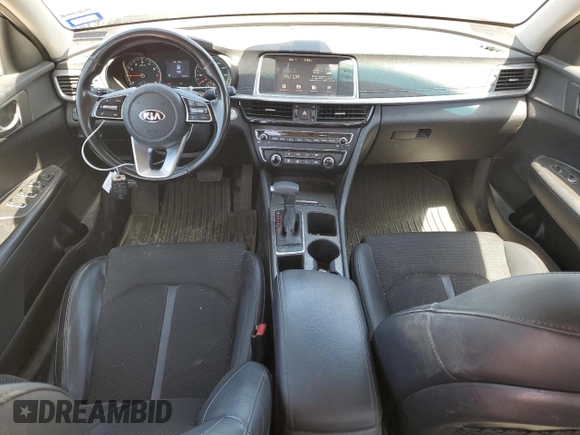 2020 Kia Optima LX with VIN 5XXGT4L34LG435674, listed as a Copart auction lot 56053795 with 98,494 mi miles and Salvage title. Bid and sale history available at DreamBid. Image 8.
