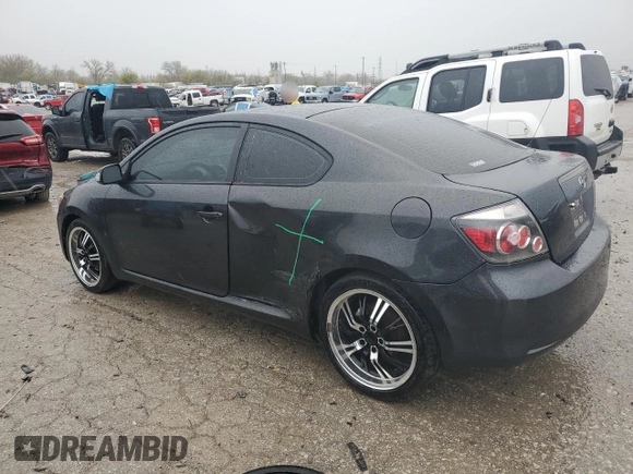 2007 Scion tC Spec with VIN JTKDE177470181120, listed as a Copart auction lot 51754885 with 184,052 mi miles and Salvage Title. Bid and sale history available at carsss.com. Image 2.