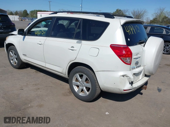 2007 Toyota RAV4 Limited with VIN JTMBD31V875075258, listed as a IAAI auction lot 41941121 with 169,892 mi miles. Bid and sale history available at carsss.com. Image 3.