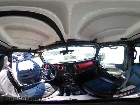 2020 Jeep Wrangler Unlimited Rubicon with VIN 1C4HJXFN4LW136516, listed as a IAAI auction lot 41874403 with 87,576 mi miles. Bid and sale history available at carsss.com. Image 18.