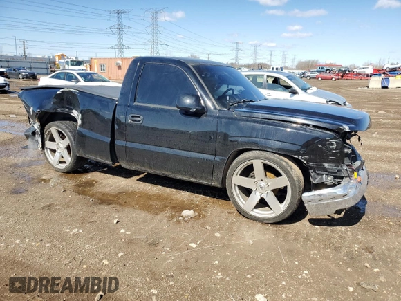 2003 Chevrolet Silverado 1500 with VIN 1GCEC14V13Z355736, listed as a Copart auction lot 49914325 with 165,683 mi miles and Salvage Title. Bid and sale history available at carsss.com. Image 4.