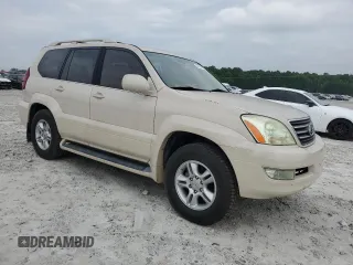 2003 Lexus GX 470 z VIN JTJBT20X830012682, wystawiony jako Copart lot #59507195 z przebiegiem 267 158 mil mil oraz Tytuł czysty. Historia ofert i sprzedaży dostępna na DreamBid. Obrazek 4.