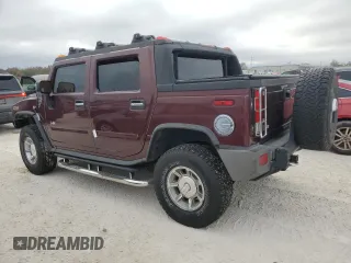 2006 Hummer H2 with VIN 5GRGN22U46H100753, listed as a Copart auction lot 76780194 with 172,106 mi miles and Salvage Title. Bid and sale history available at carsss.com. Image 2.