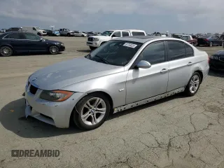 2008 BMW 3 Series 328i with VIN WBAVC53588FZ85588, listed as a Copart auction lot 53753025 with 134,650 mi miles and Salvage Title. Bid and sale history available at carsss.com. Image 1.