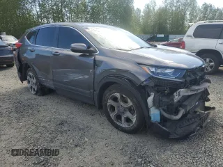 2018 Honda CR-V EX with VIN 2HKRW2H50JH639498, listed as a Copart auction lot 54369735 with Not Provided miles and Salvage Title. Bid and sale history available at DreamBid. Image 4.