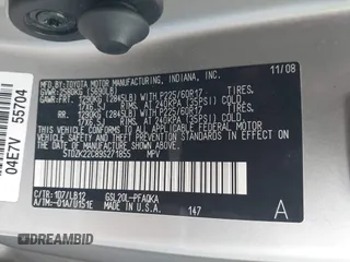 2009 Toyota Sienna XLE z VIN 5TDZK22C89S271855, wystawiony jako IAAI lot #42752540 z przebiegiem 168 909 mil mil oraz . Historia ofert i sprzedaży dostępna na DreamBid. Obrazek 9.