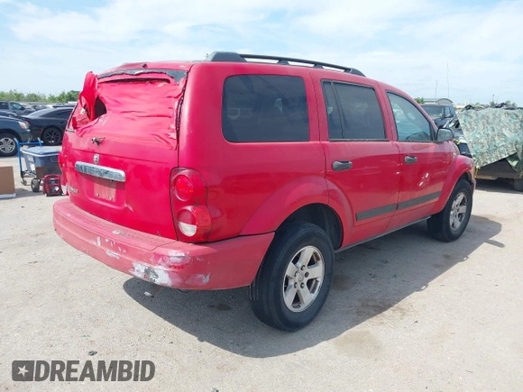 2006 Dodge Durango SLT with VIN 1D4HD48N76F149190, listed as a IAAI auction lot 41994312 with 239,478 mi miles. Bid and sale history available at carsss.com. Image 4.