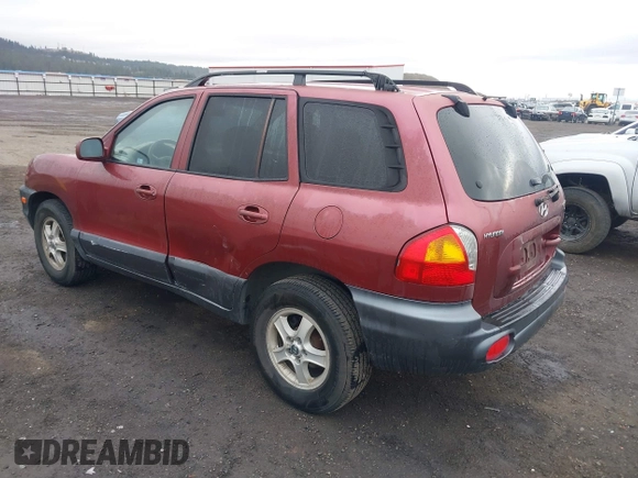 2004 Hyundai Santa Fe GLS with VIN KM8SC73DX4U640640, listed as a IAAI auction lot 41803501 with 149,924 mi miles. Bid and sale history available at carsss.com. Image 3.