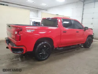 2021 Chevrolet Silverado 1500 Custom with VIN 1GCPYBEK1MZ343558, listed as a Copart auction lot 46449465 with 71,078 mi miles and Non Repairable. Bid and sale history available at carsss.com. Image 3.