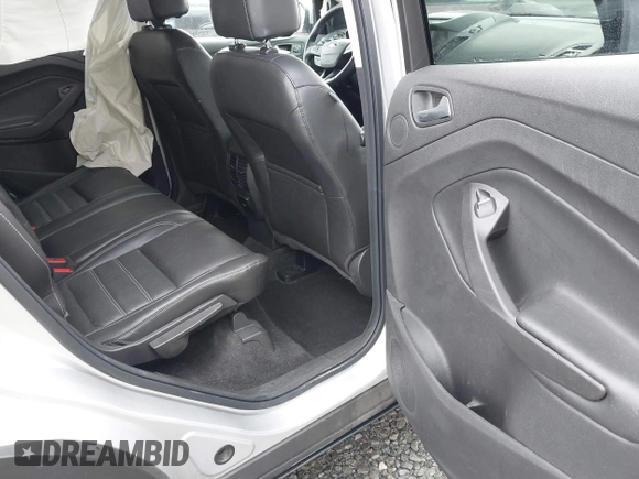 2017 Ford Escape Titanium with VIN 1FMCU9J97HUE98023, listed as a IAAI auction lot 41745843 with 24,857 mi miles. Bid and sale history available at carsss.com. Image 8.