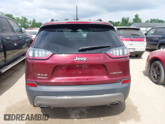 2019 Jeep Cherokee Limited z VIN 1C4PJMDN0KD209386, wystawiony jako IAAI lot #42650728 z przebiegiem 84 848 mil mil oraz . Historia ofert i sprzedaży dostępna na DreamBid. Obrazek 16.