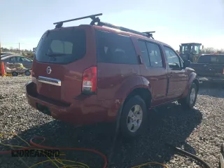 2005 Nissan Pathfinder SE with VIN 5N1AR18U55C755086, listed as a Copart auction lot 46274415 with 263,713 mi miles and Salvage Title. Bid and sale history available at carsss.com. Image 3.