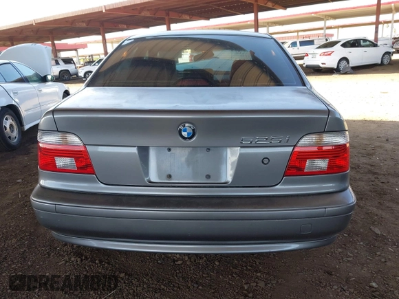 2002 BMW 5 Series 525iA with VIN WBADT43442GY95336, listed as a IAAI auction lot 42068577 with 1 mi miles. Bid and sale history available at carsss.com. Image 15.
