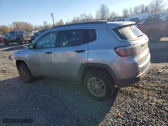 2021 Jeep Compass Sport with VIN 3C4NJDAB0MT584483, listed as a Copart auction lot 83216484 with NaN miles and Salvage Title. Bid and sale history available at carsss.com. Image 2.