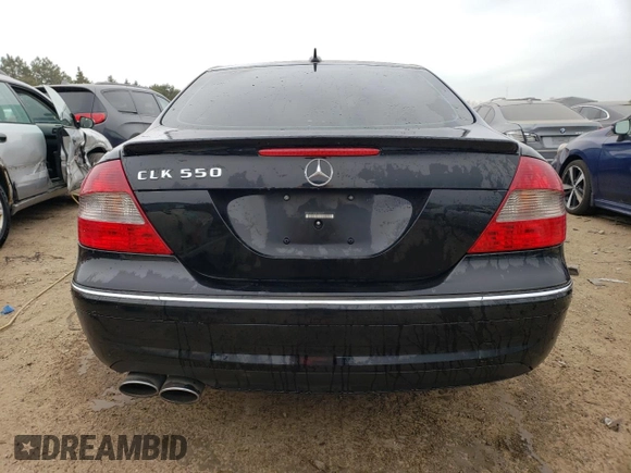 2008 Mercedes-Benz CLK-Class 5.5L with VIN WDBTJ72H08F245331, listed as a Copart auction lot 52142694 with 68,697 mi miles and Salvage Title. Bid and sale history available at carsss.com. Image 6.
