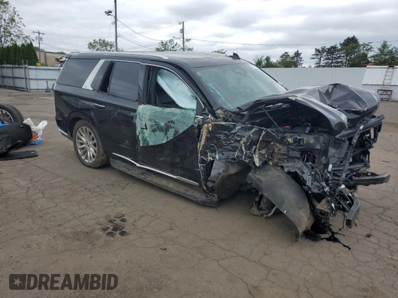 2021 Cadillac Escalade Premium Luxury z VIN 1GYS4CKL4MR193058, wystawiony jako Copart lot #57550955 z przebiegiem 47 761 mil mil oraz Szkoda całkowita • Salvage title. Historia ofert i sprzedaży dostępna na DreamBid. Obrazek 4.