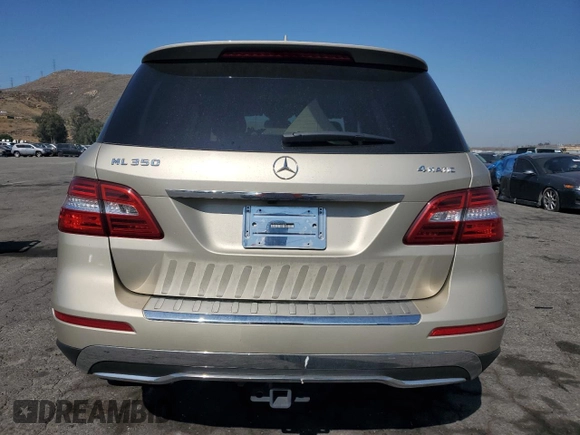 2012 Mercedes-Benz M 350 with VIN 4JGDA5HB5CA096848, listed as a Copart auction lot 58892565 with 77,572 mi miles and Salvage title. Bid and sale history available at DreamBid. Image 6.