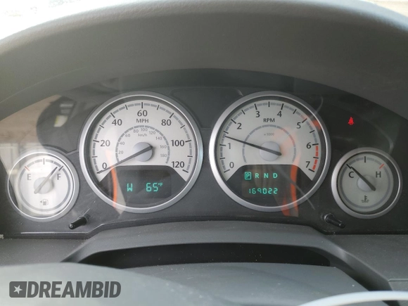 2008 Chrysler Town & Country LX with VIN 2A8HR44H98R110376, listed as a Copart auction lot 82106954 with 169,022 mi miles and Salvage Title. Bid and sale history available at DreamBid. Image 9.